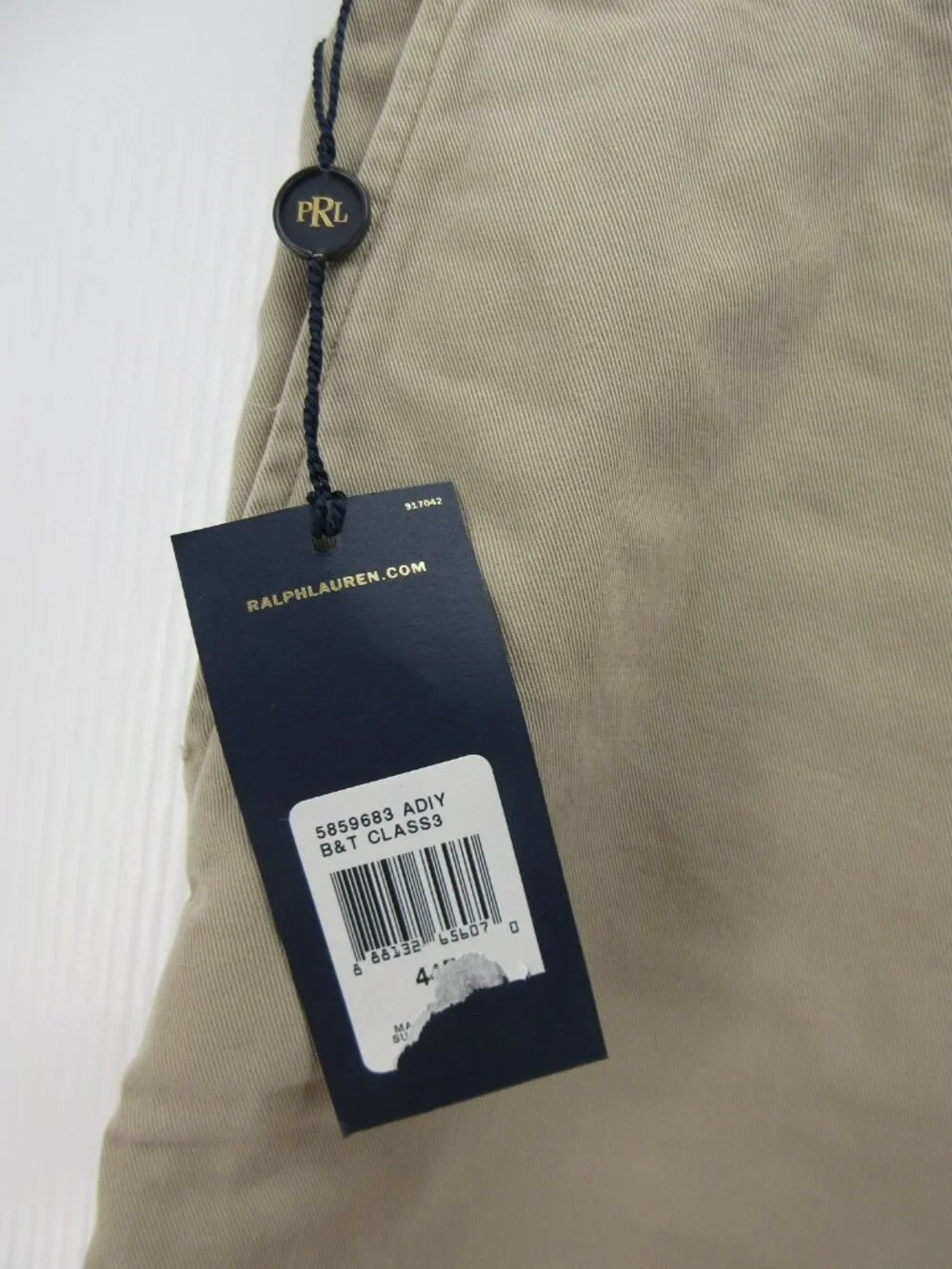 Polo Ralph Lauren Shorts 44B Big Tan Chino Classic Fit Preppy Canvas